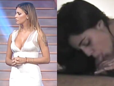 Nicole Love in sexy witte pornozot lesbie lingerie heeft anale seks en pijpt